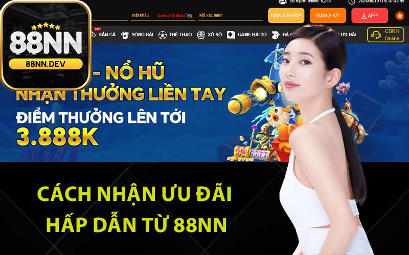 Cách nhận ưu đãi hấp dẫn từ 88Nn