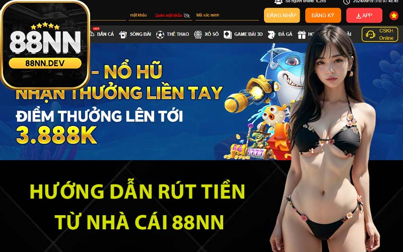 Hướng dẫn rút tiền từ nhà cái 88Nn