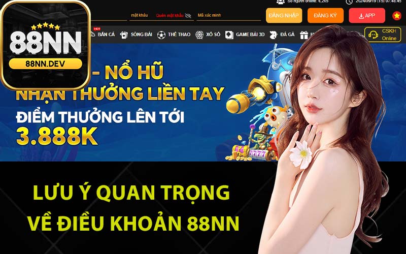 Lưu ý quan trọng về điều khoản 88Nn